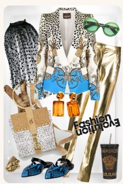 Street fashion szett parafa táskával